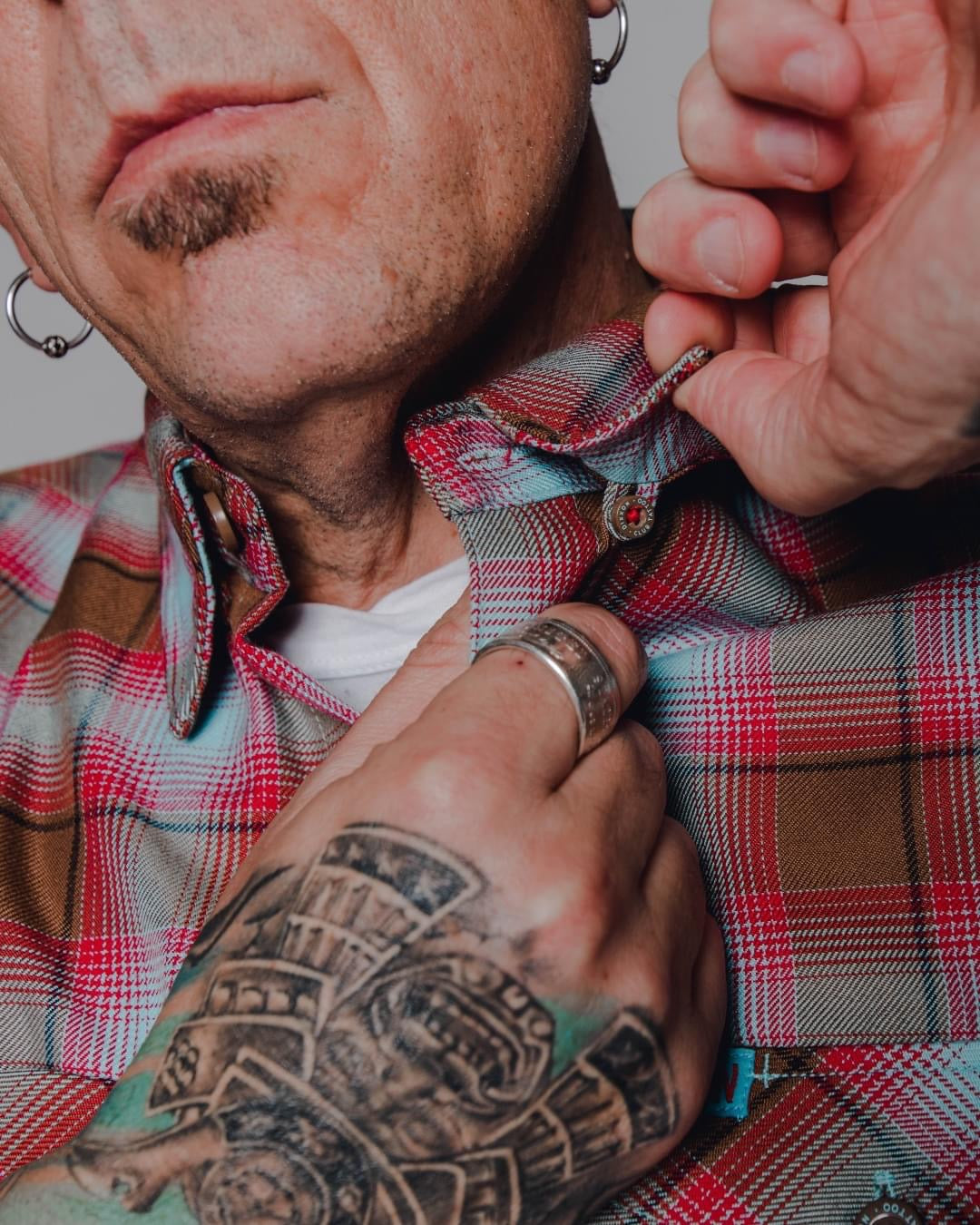 Club Tattoo & Dixxon Collaboration Flannel 2024 Men's