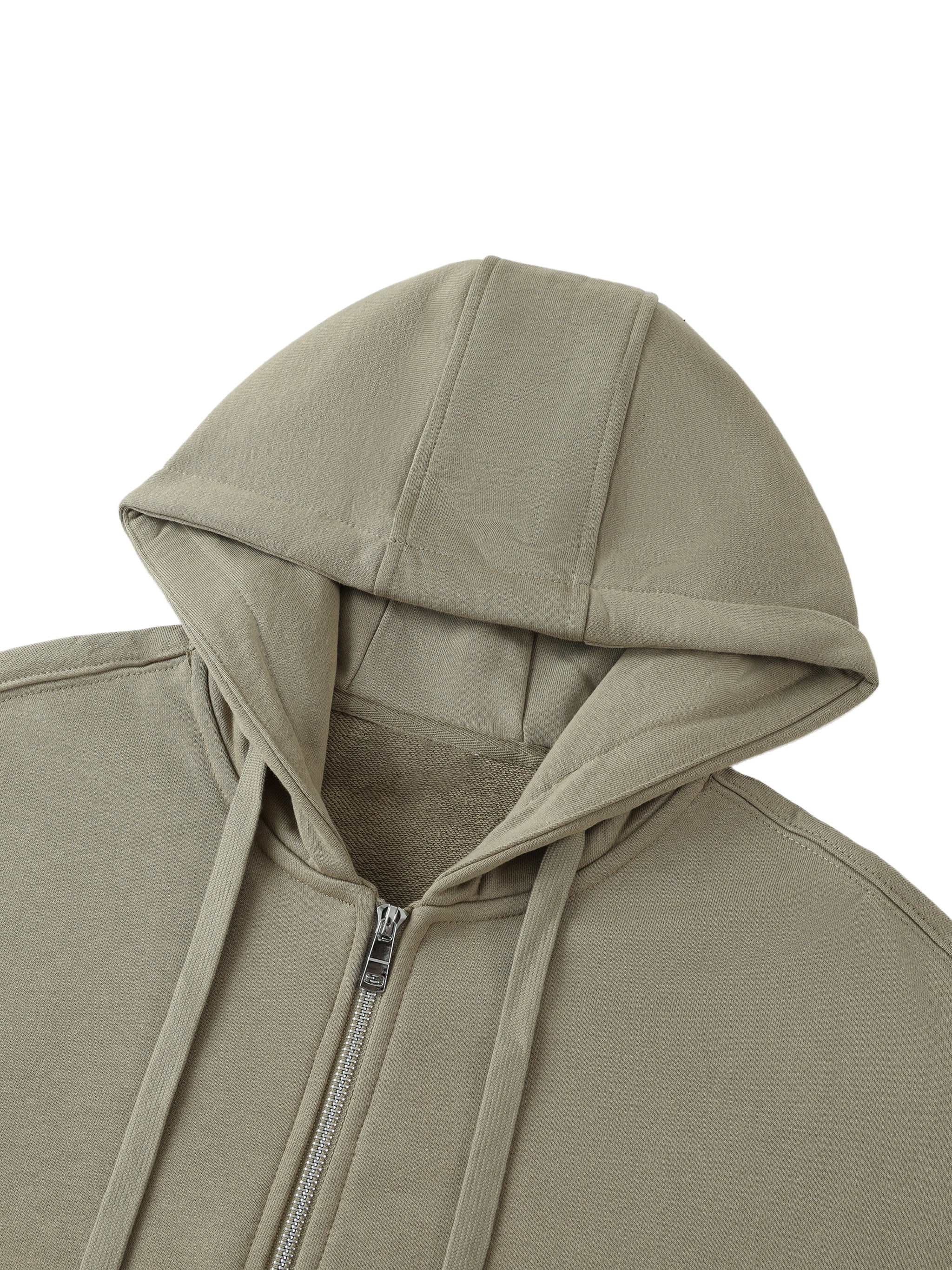 Drop-Shoulder Zip Up Hoodie - Club Tattoo