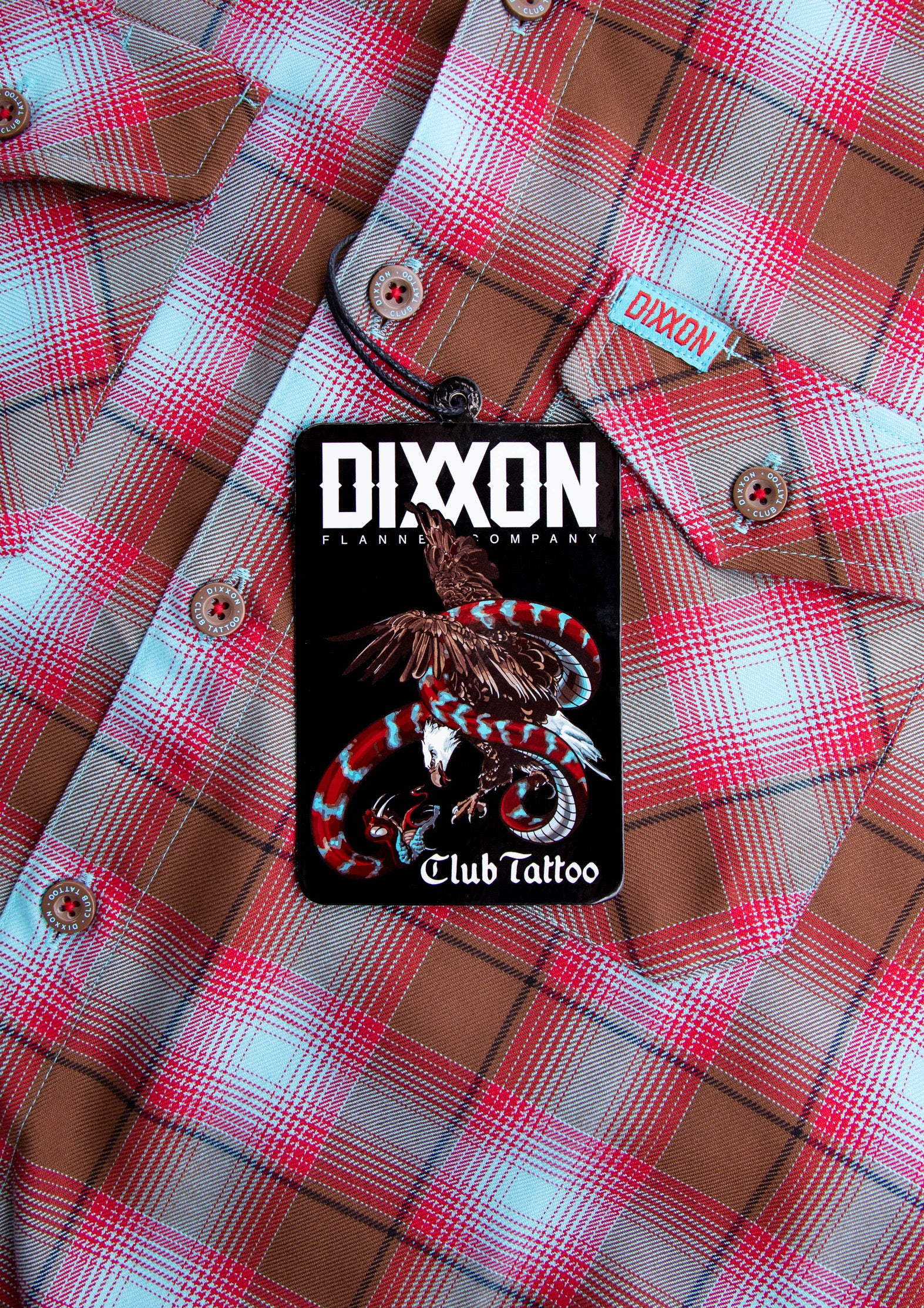 Club Tattoo & Dixxon Collaboration Flannel 2024 Women's