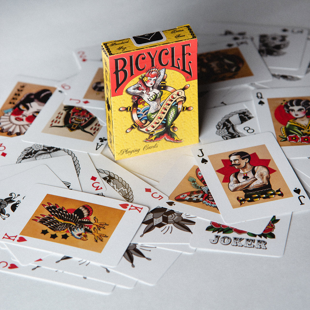 Bicycle tattoo best sale playing cards