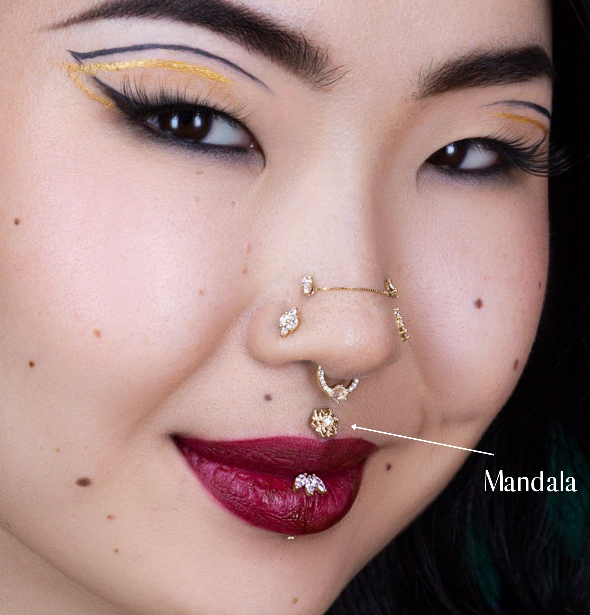 Mandala nose stud deals