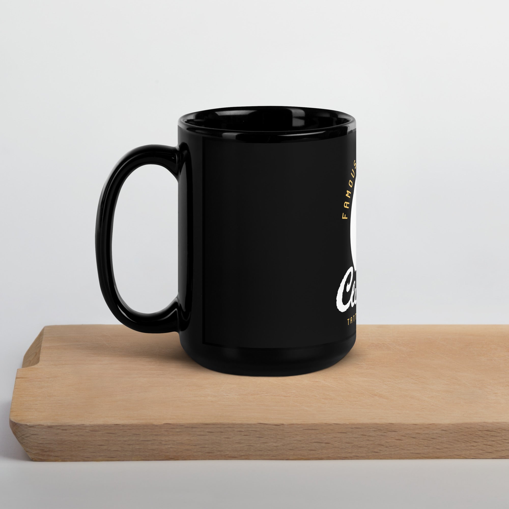 Apothecary Black Glossy Mug